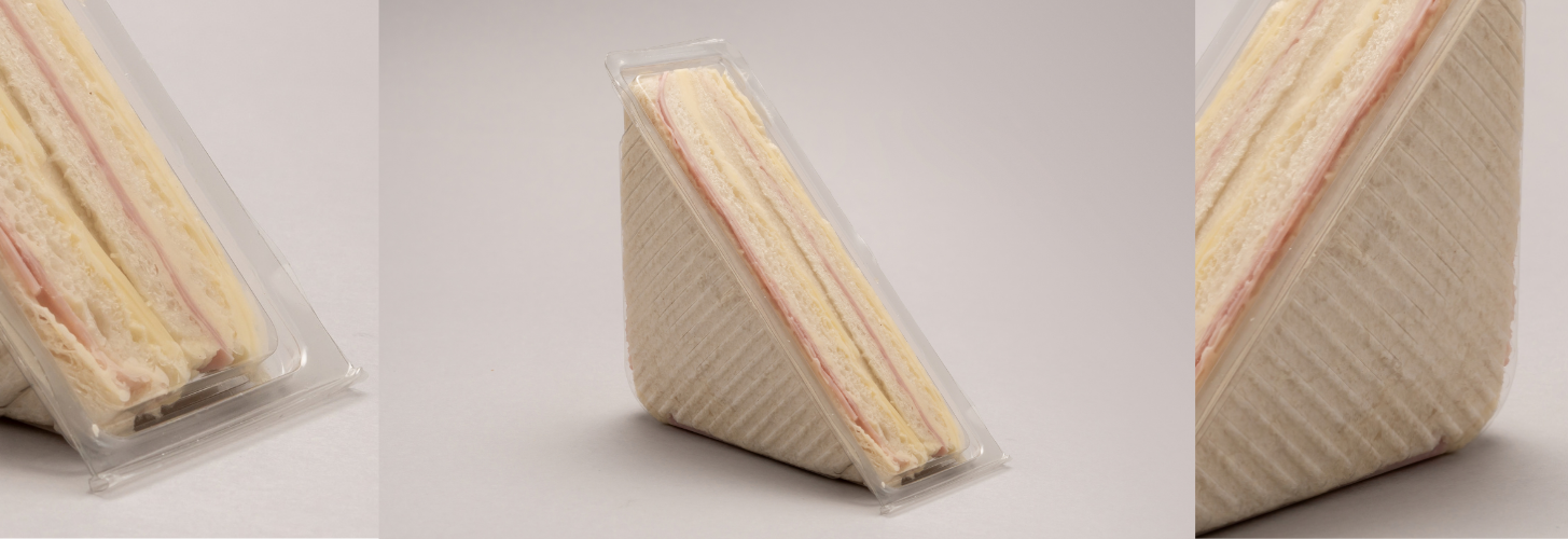 Envases plásticos para Sándwich de miga reciclable pet
